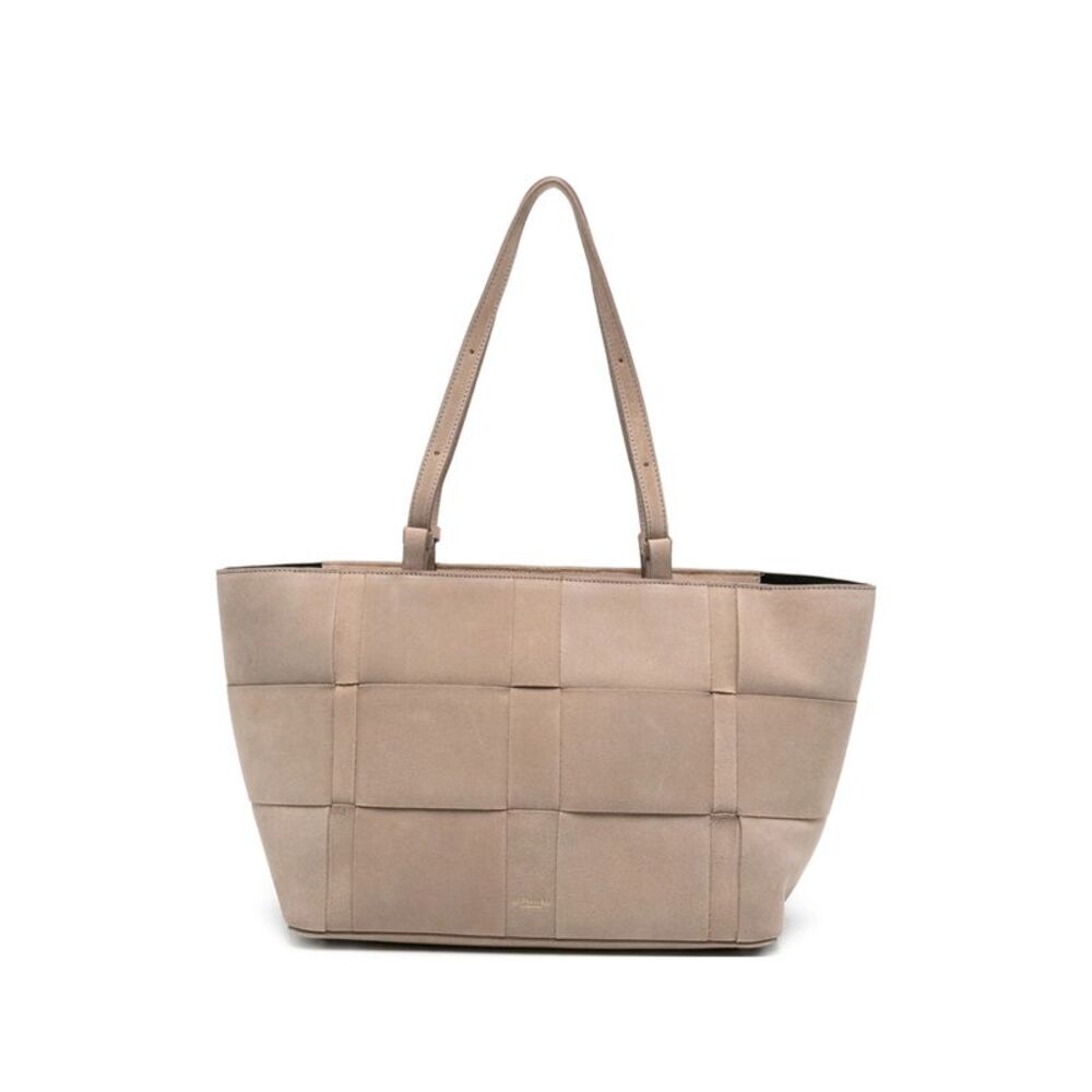 Demellier Neutrals Tote Bags Women